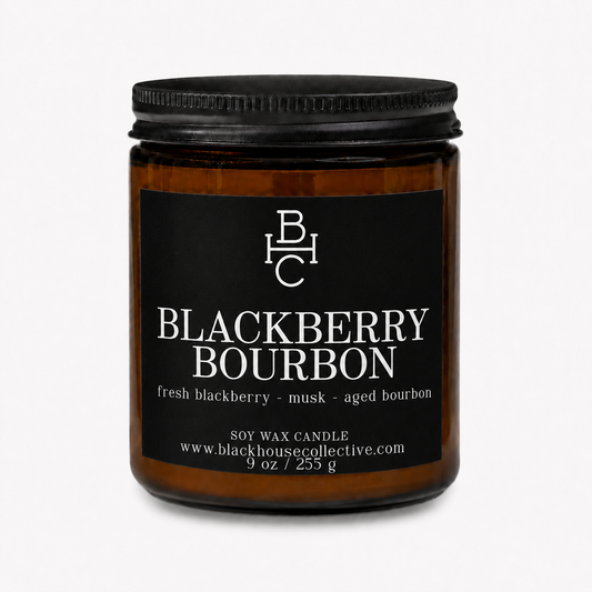 Blackberry Bourbon | Soy Wax Candle | Blackberry + Bourbon