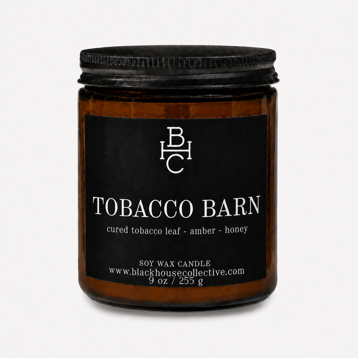 Tobacco Barn | Soy Wax Candle | Smoked Tobacco Leaf + Honey