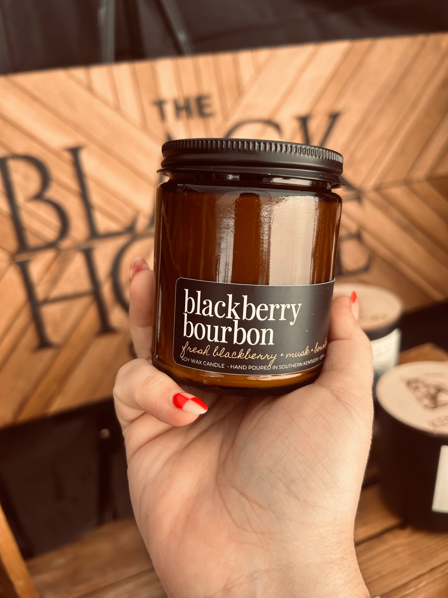 Blackberry Bourbon | Soy Wax Candle | Blackberry + Bourbon