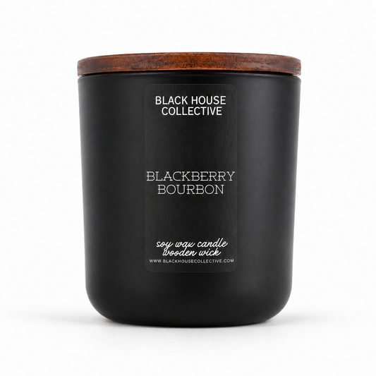Blackberry Bourbon | Soy Wax Candle | Blackberry + Bourbon