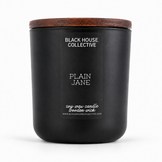 Plain Jane | Soy Wax Candle | Passionfruit + Patchouli