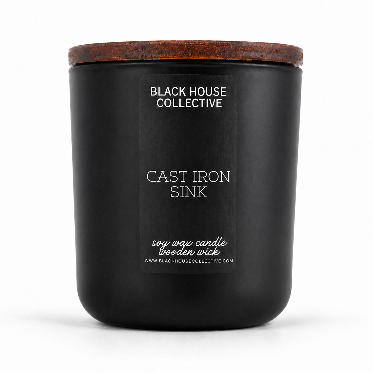 Cast Iron Sink | Soy Wax Candle | Grapefruit + Lemon Peel + Orange Zest