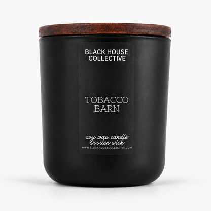 Tobacco Barn | Soy Wax Candle | Smoked Tobacco Leaf + Honey