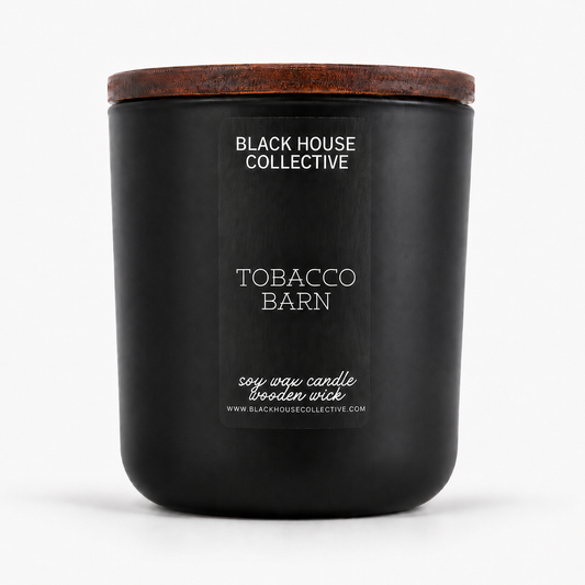 Tobacco Barn | Soy Wax Candle | Smoked Tobacco Leaf + Honey