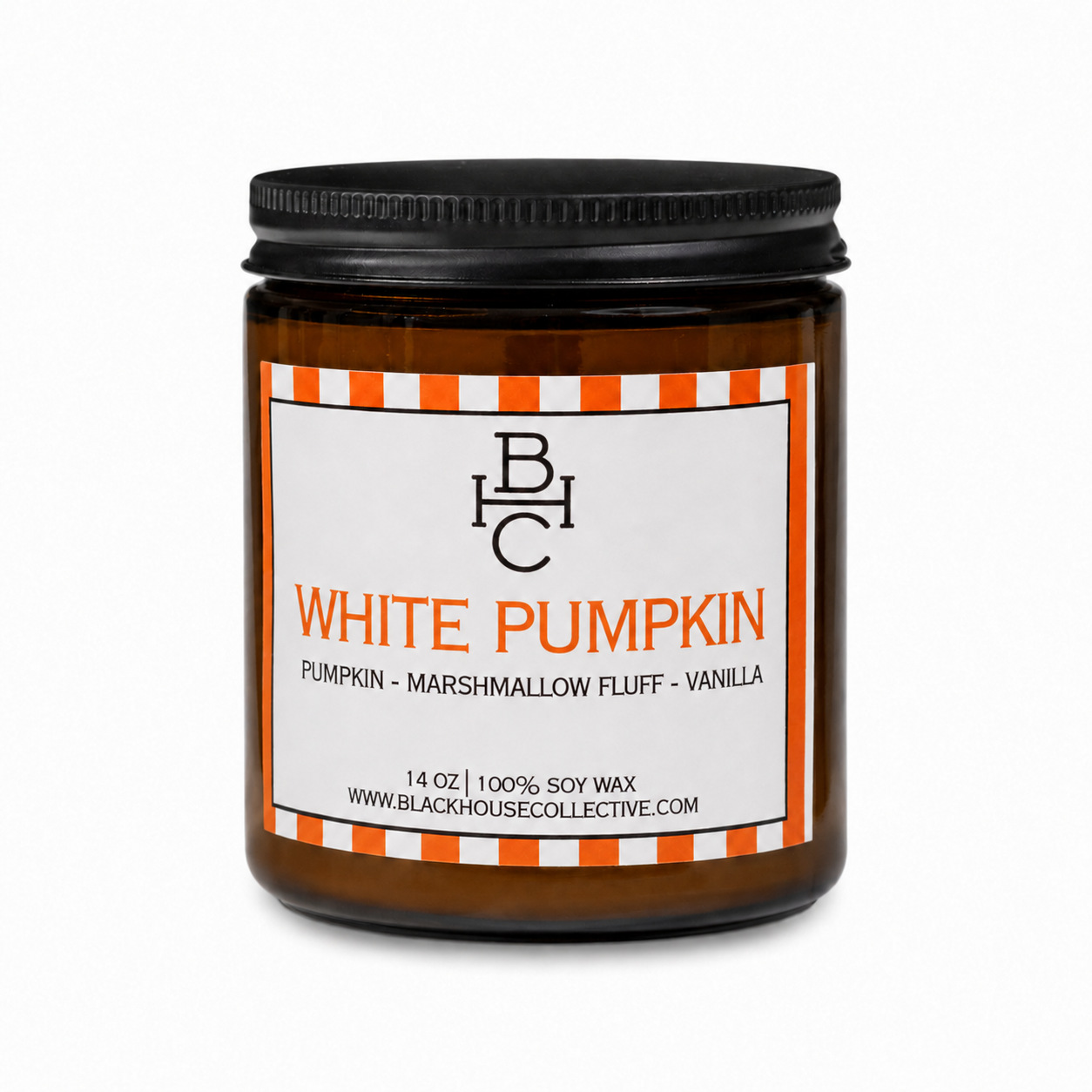 White Pumpkin | Soy Wax Candle | Pumpkin + Marshmallow Fluff