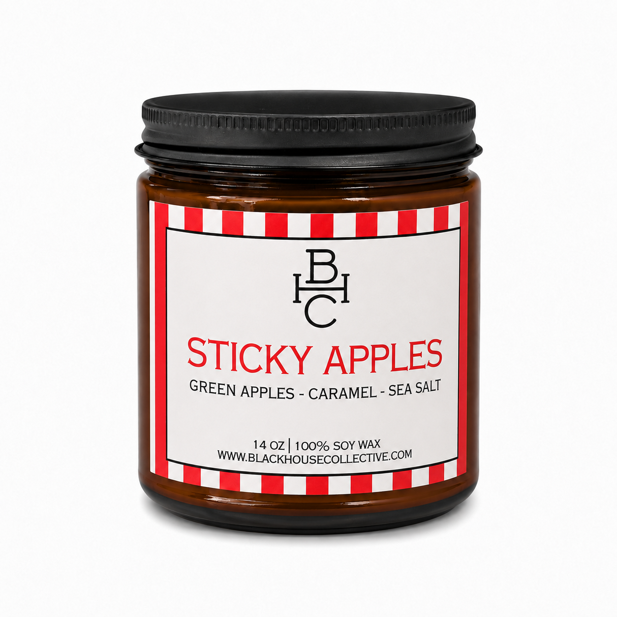 Sticky Apples | Soy Wax Candle | Green Apple + Caramel